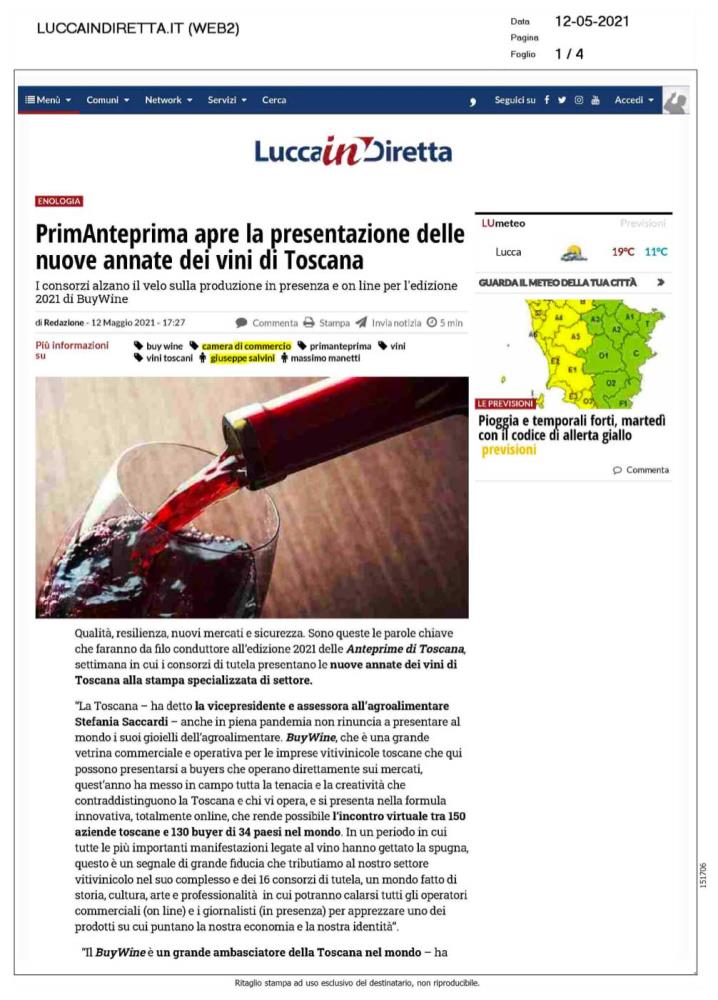 PrimAnteprima apre la presentazione delle nuove annate dei vini di Toscana
