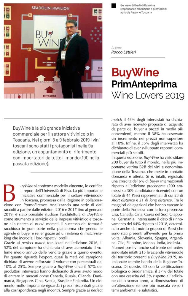 BuyWine PrimAnteprima Wine Lovers 2019